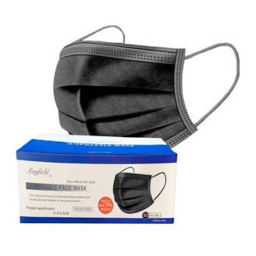 Mascarilla MAYFIELD NEGRO x1UND