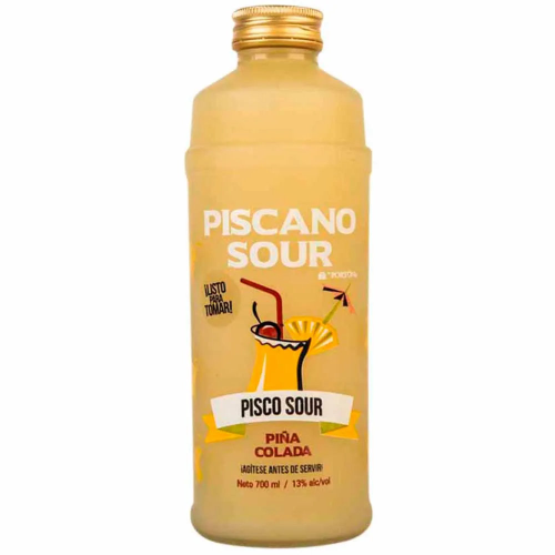 Pisco SOUR PISCANO PIÑA COLADA 700mL