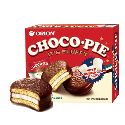 Bizcocho ORION Q CHOCOLATE RELLENO MASSMELLO 168g x1CAJ(6und)