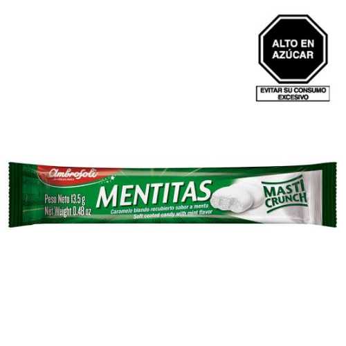 Caramelo blando MENTITAS MASTICRUNCH 13.5g