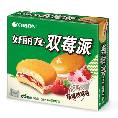 Galleta ORION GREEN RELLENO CREMA DE HUEVO 216g x1CAJ(6und)