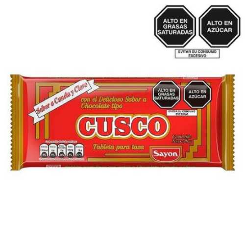 Chocolate tableta para taza CUSCO SAYON 90g