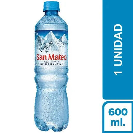 Agua mineral SAN MATEO SIN GAS 600mL