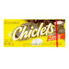 Goma de mascar CHICLETS ADAMS 16.8g