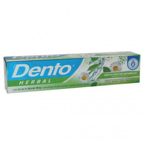 Crema dental DENTO HERBAL 56.6mL
