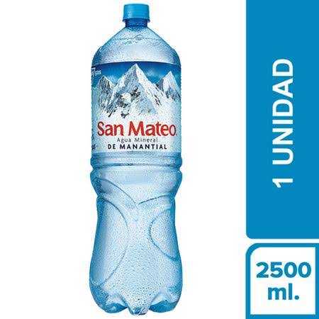 Agua mineral SAN MATEO 2.5L