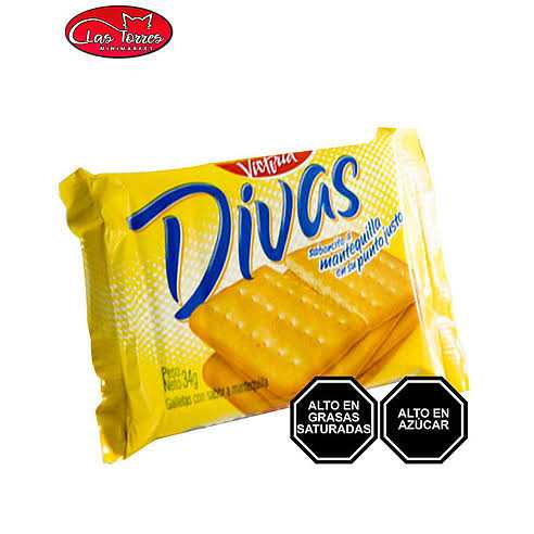Galleta DIVAS MANTEQUILLA 34g