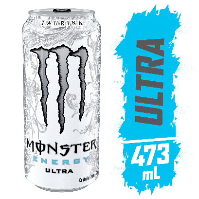 Energizante MONSTER ENERGY ULTRA SIN AZUCAR LATA 473mL