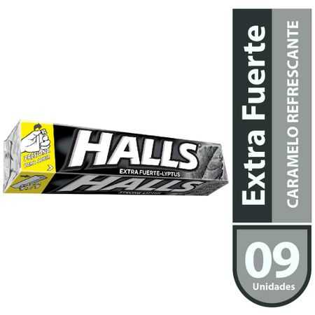 Caramelo HALLS BARRA EXTRA FUERTE 25.2g