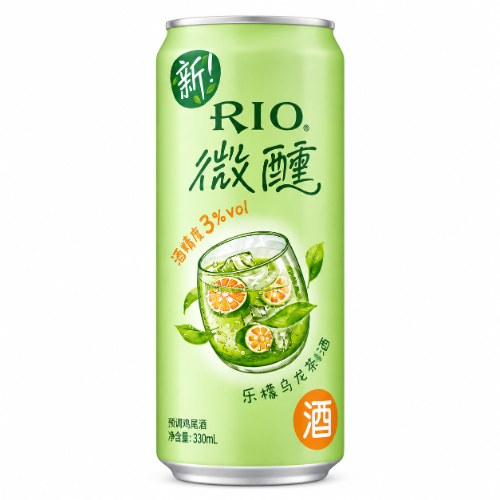 Bebida oriental COCTEL OOLONG FIZZ RIO 330mL
