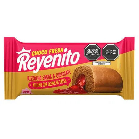 Bizcocho relleno REYENITO FRESA 48g