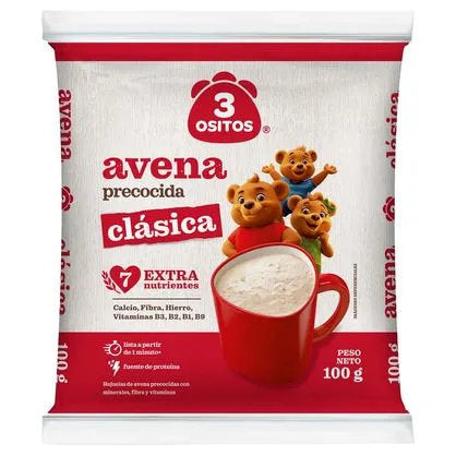 Avena 3 OSITOS CLÁSICA 100g