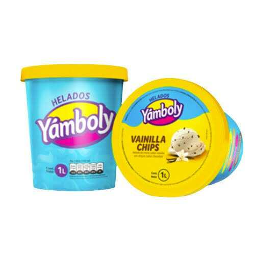 Helado LITRO VAINILLA CHIPS YAMBOLY 490g