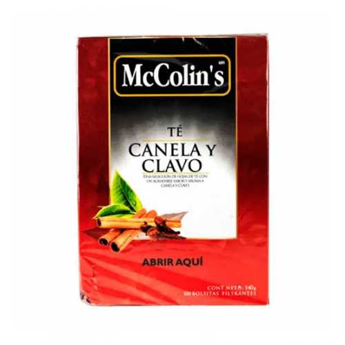 Infusion MCCOLINS TÉ, CANELA Y CLAVO 1g x4