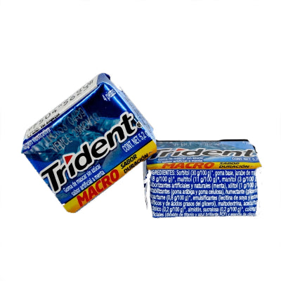 Goma de mascar TRIDENT PASTILLA MENTA 5.2g
