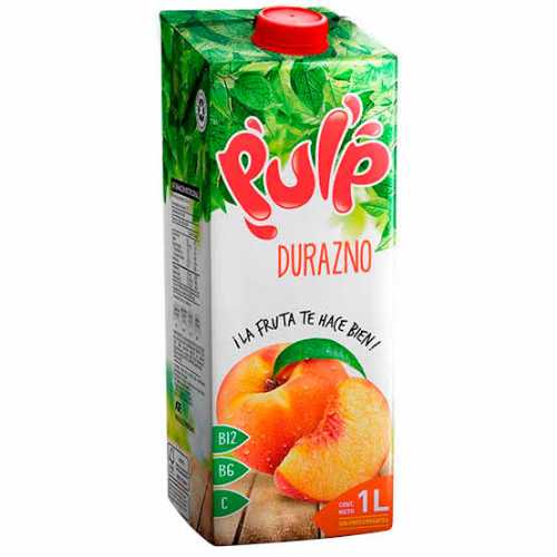 Nectar PULP DURAZNO CAJITA 1L