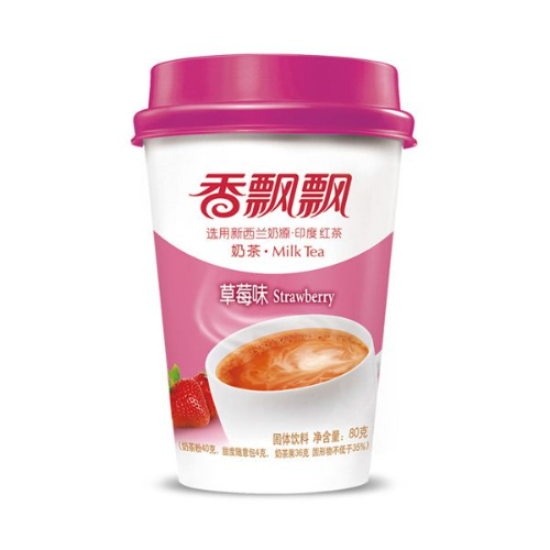 Bebida TÉ CON LECHE INSTANTÁNEO SABOR A FRESA 80g