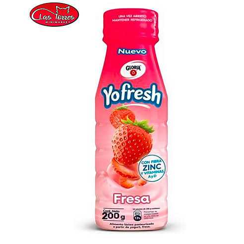 Yogurt YOFRESH FRESA BOTELLA 320g