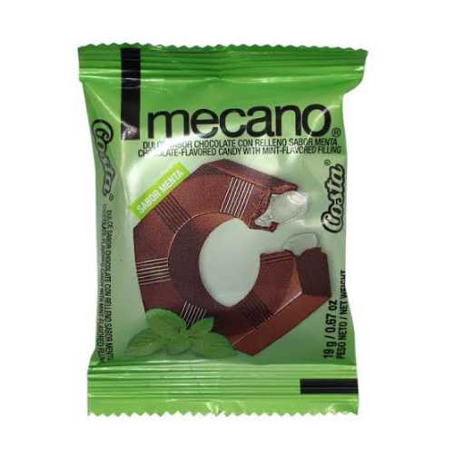 Chocolate MECANO RELLENO MENTA 19g