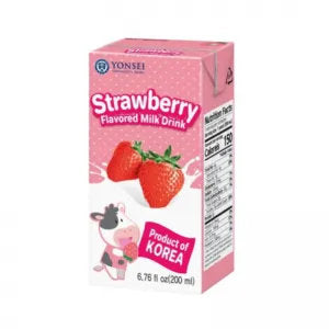 Bebida oriental YONSEI UNIVERSITY STRAWBERRY LECHE COREANO 190mL