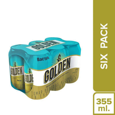 Cerveza GOLDEN LATA 355mL x6UND