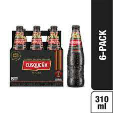 Cerveza CUSQUEÑA NEGRA BOTELLA 310mL x6UND
