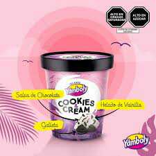 Helado LITRO COOKIES AND CREAM YAMBOLY 531g