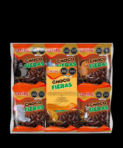 Galleta CARIBÚ CHOCO FIERAS 20g