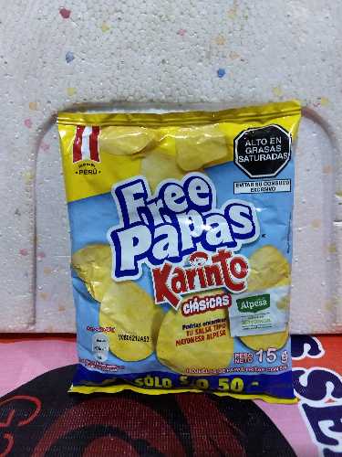 Snack FREE PAPAS CLÁSICAS 20g