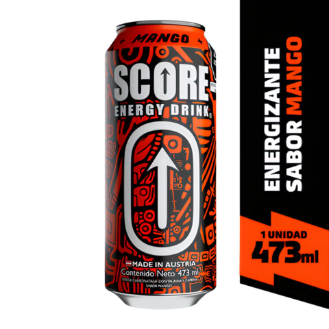 Energizante SCORE MANGO ENERGY DRINK LATA 473mL