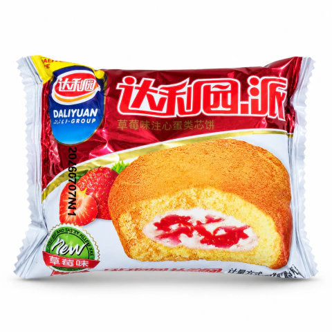 Bizcocho DALIYUAN RELLENO CREMA FRESA 13g