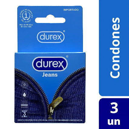 Preservativo DUREX JEANS x1CAJ(3UND)
