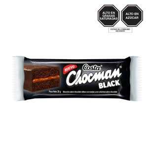 Bizcocho relleno CHOCMAN BLACK 29g