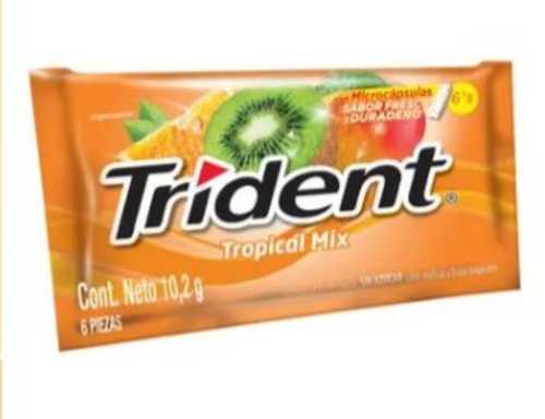 Goma de mascar TRIDENT TROPICAL MIX 8.5g