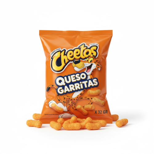Palitos de maiz CHEETOS GARRITAS QUESO 32g