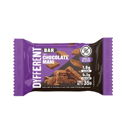 Barra CEREAL DYFFERENT CHOCOLATE MANI 35g