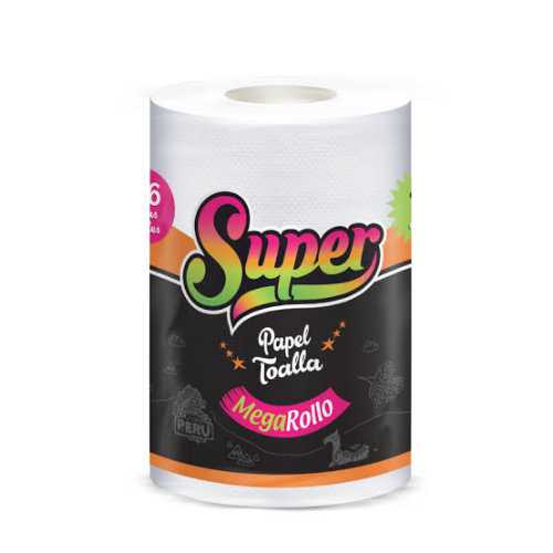 Papel toalla SUPER MEGA ROLLO 106hjs.