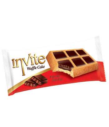 Bizcocho relleno INVITE WAFFLE CAKE CHOCOLATE 45g