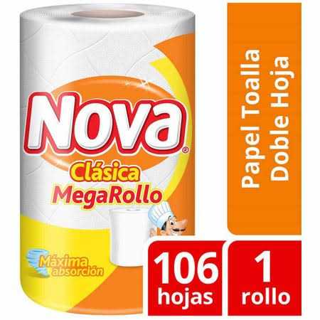 Papel toalla NOVA MEGA ROLLO 19m