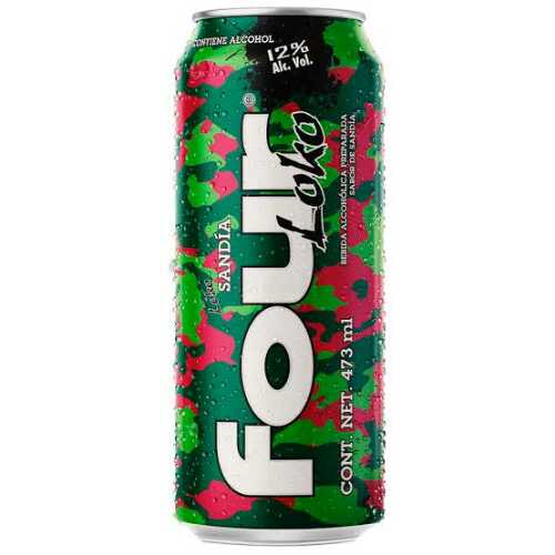 Bebida FOUR LOKO SANDIA LATA 473mL