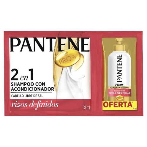 Shampoo PANTENE 2en1 RIZOS DEFINIDOS + CREMA PARA PEINAR