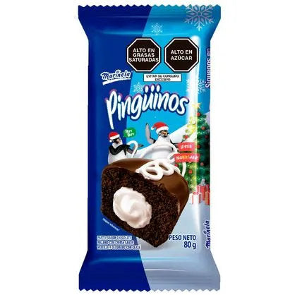 Bizcocho PINGUINOS ORIGINAL 2P MARINELA 80g