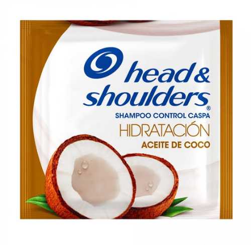 Shampoo HEAD & SHOULDERS HIDRATACIÓN DE ACEITE COCO 18mL