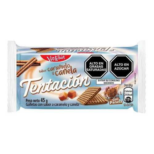 Galleta TENTACION SABOR CARAMELO DE CANELA 45g