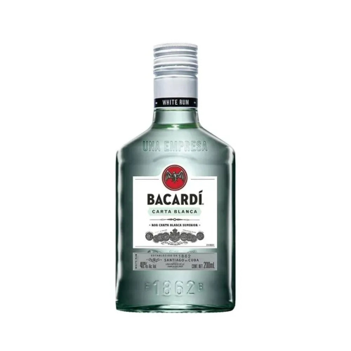 Ron BACARDI CARTA BLANCA SUPERIOR 200mL