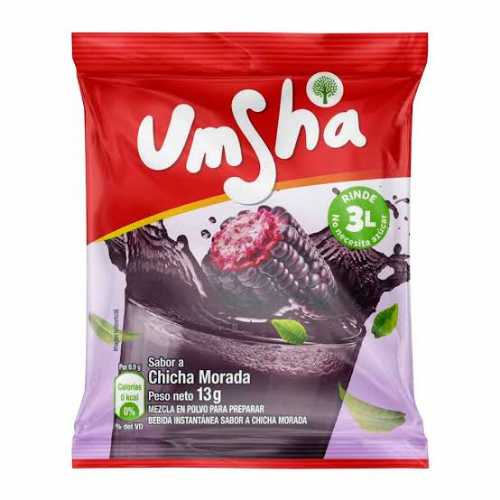 Refresco en polvo UMSHA CHICHA MORADA 13g