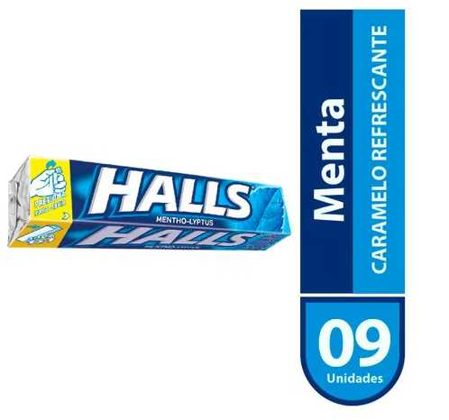 Caramelo HALLS BARRA MENTOL Y EUCALIPTO 25.2g