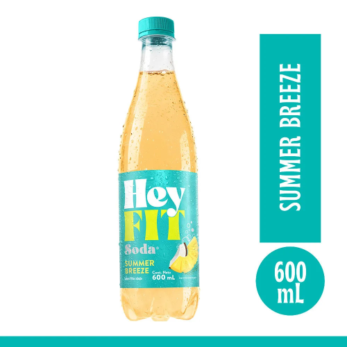 Bebida HEY FIT SODA SUMMER BREEZE 600mL