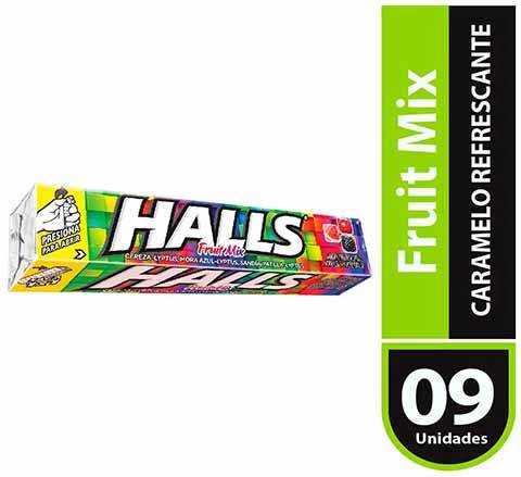 Caramelo HALLS BARRA FRUIT MIX 25.2g