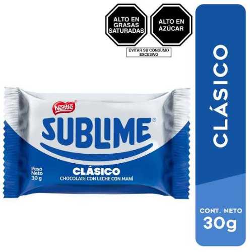 Chocolate SUBLIME CLASICO 26g